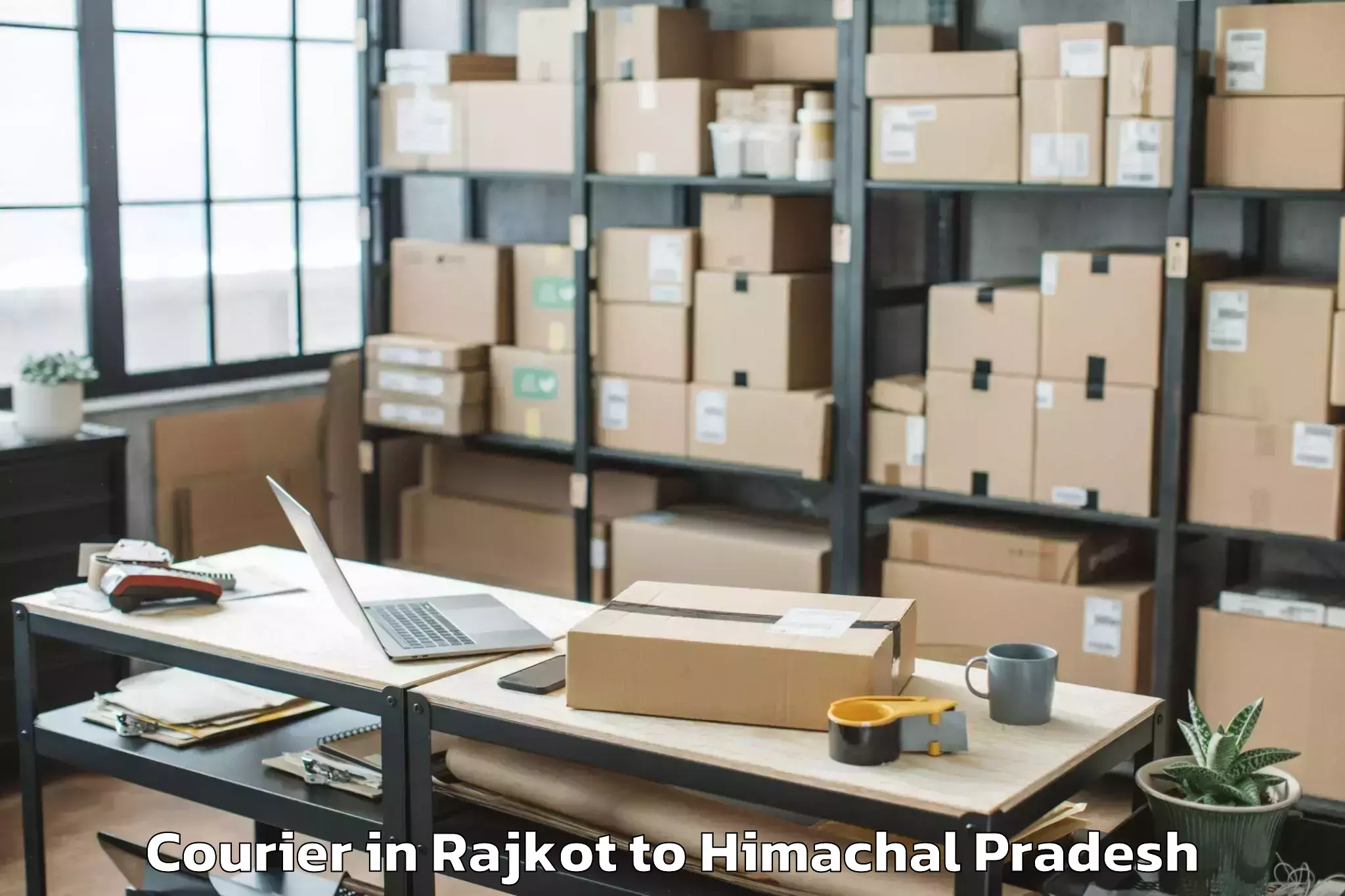 Hassle-Free Rajkot to Thural Courier